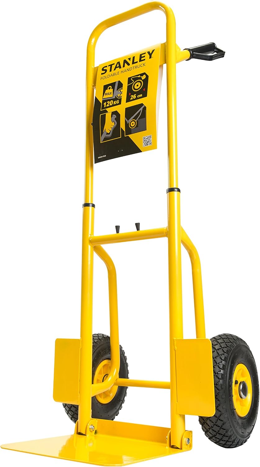 Stanley Sxwtd-FT520 120 kg Steel Folding Hand Truck - Yellow - Image 5