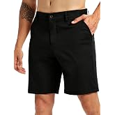 LeapsLion Mens Golf Dress Shorts 9" Stretch Casual Work Flat Front Shorts for Men with 4 Pockets Quick Dry Lightweight