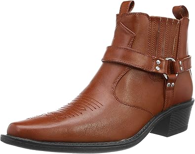 mens western style chelsea boots