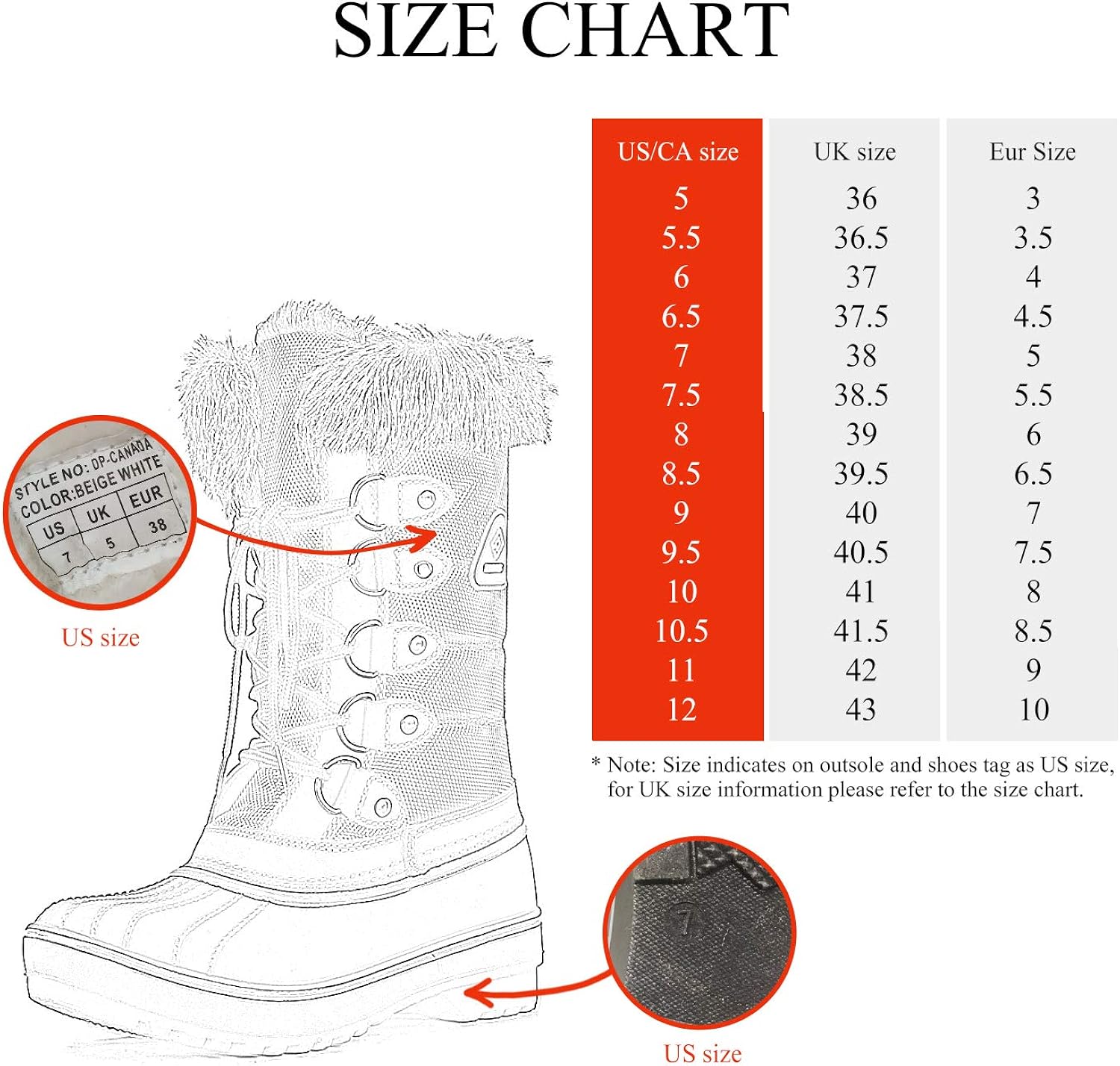  | DREAM PAIRS Women's Warm Faux Fur Lined Mid Calf Winter Snow Boots | Snow Boots