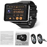 ciciglow 4G Smartwatch, 6GB RAM 128GB ROM 2.88in HD Display Dual Cameras Watch WiFi Smartwatch Small SIM, Standalone Call, Hands Free (Silver)