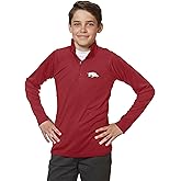 Little King NCAA Youth Boys 1/4 Zip Pullover Wind Shirt-100% Polyester-Sizes YS YM YL YXL
