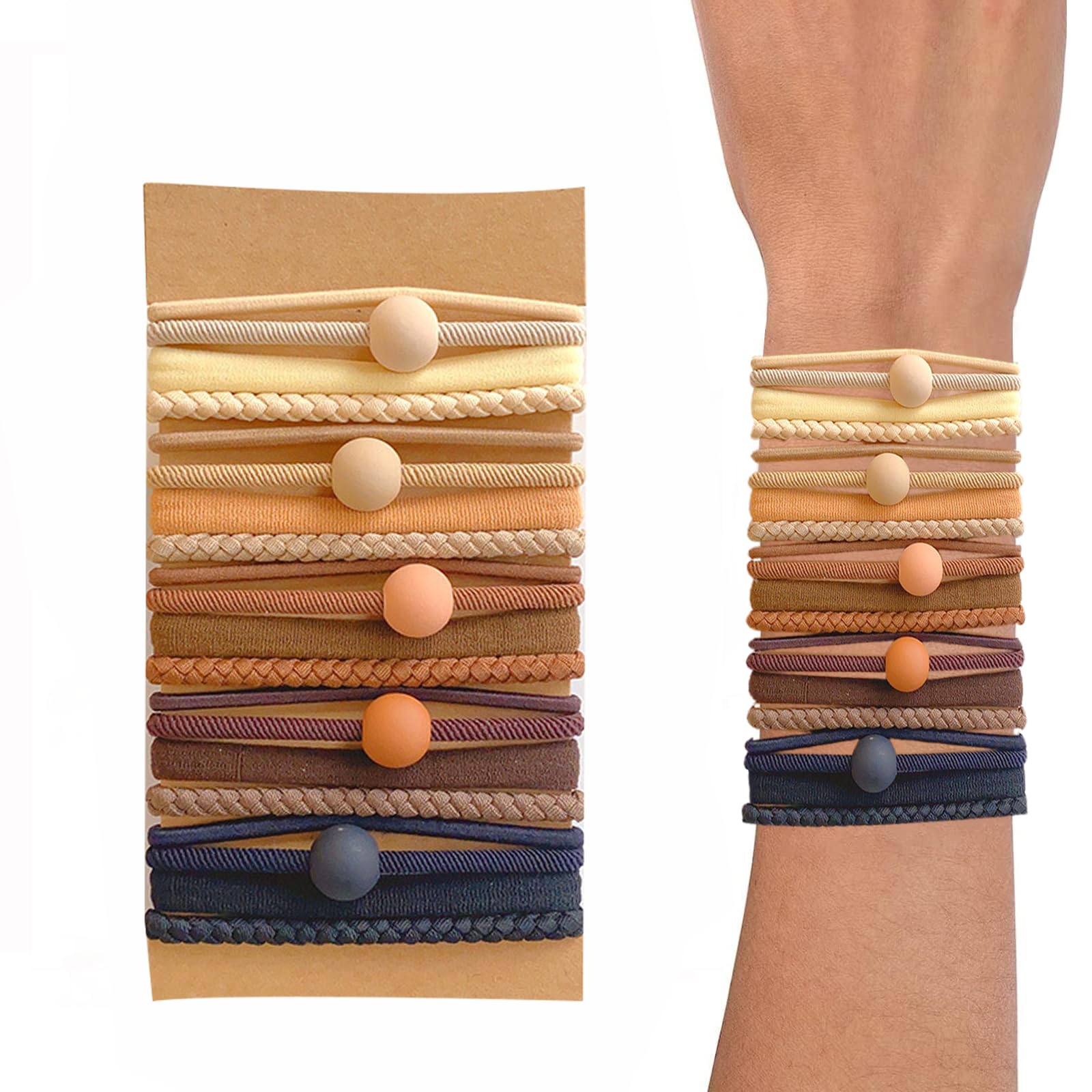 Boho Hair Bobbles for Women (J)