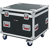 Gator Cases G-TOUR Series Equipment Storage Case/Cable Trunk with Heavy Duty Casters, Truck Pack Size, 30" x 22" x 22" (G-TOURTRK3022HS)