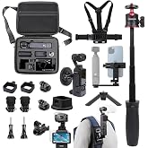PellKing Accessories Kit for Osmo Pocket 3,Included Carrying Case,Magnetic Mount,Phone Monitor Holder,Selfie Stick,Mini Tripod,Desk Support Mount,Shoulder Strap,Chest Strap,Screen Protector,and Other