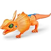 Robo Alive Lurking Lizard Series 3 Orange by ZURU Battery-Powered Robotic Light Up Interactive Electronic Reptile Toy That Moves (Orange)