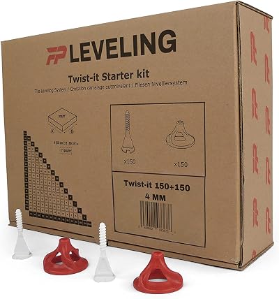Flat-Pro Twist-it Starter Kit – 4 mm, 150 Clips + 150 Reusable Twisters