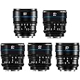 SIRUI Night Walker T1.2 Cine Lens Set, 16mm, 24mm, 35mm, 55mm, 75mm Large Aperture Manual Focus Lens (M4/3 Mount,Black)