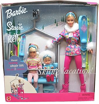 barbie ski set