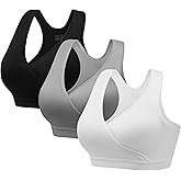 HBselect Nursing Bras for Breastfeeding, Maternity Nursing Sleep Bra Wireless Pregnancy Sleep Bralette 3/5 Pack