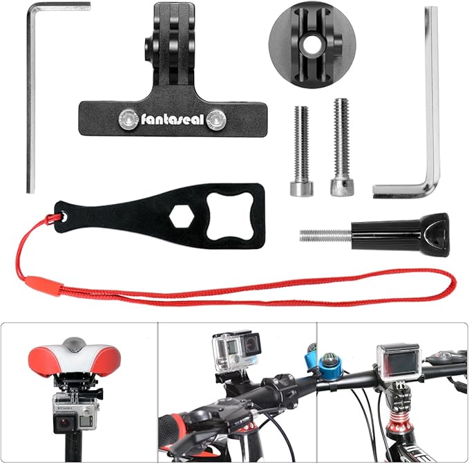 Fantaseal Action Camera Bike Mount Kit for GoPro Hero 5 /4