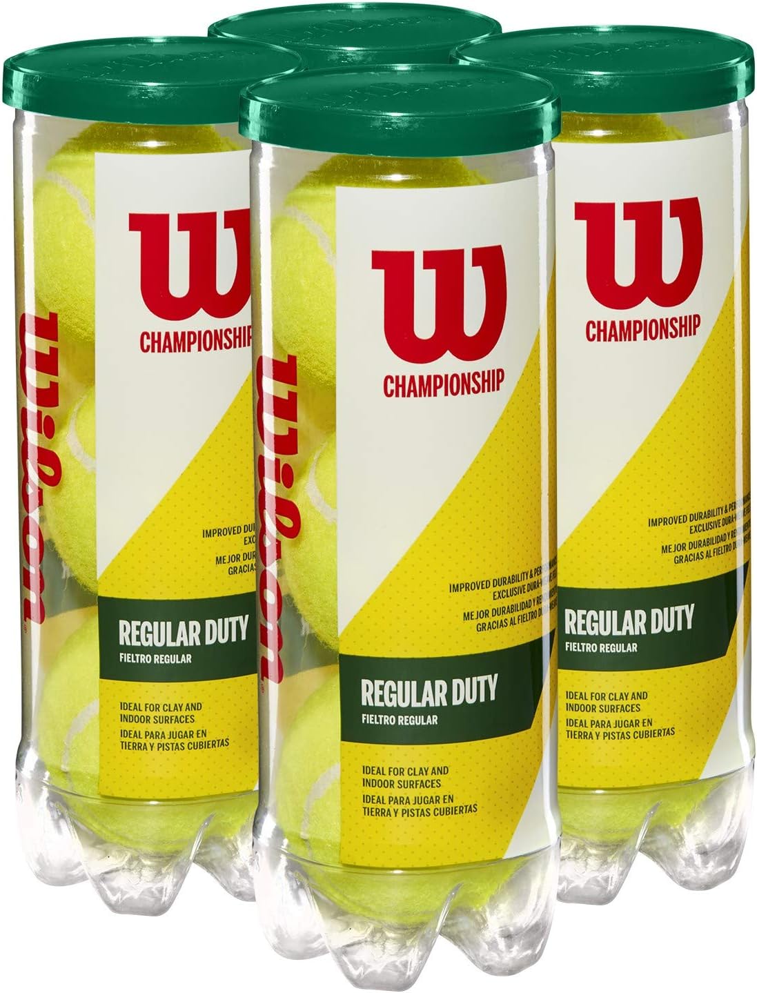 Wilson Champ XD Tennis Ball - 4 Can Pack : Sports & Outdoors