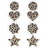 ALIBBON 4 Pairs Nipple Pasties Pack Heart Shape