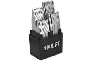 MOULET Collar Stays - 56-Piece Set in 4 Sizes with Precision Case – Gift for Sharp-Dressed Men