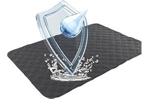 Alsunny Hospitals Waterproof Bed Pads 45x56 Inch(2Pack),Bed Wetting Pads,Washable Chucks Pads for Adults,Seniors Couple,Kid,Pet,Washable Pee Pads for Adults,Bed Pads for Incontinence Washable Underpad