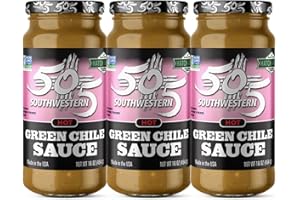 505 Southwestern Hatch Valley Mild Green Chile Sauce 16oz (Pack of 3, Green Chile Cooking Sauce-hot)