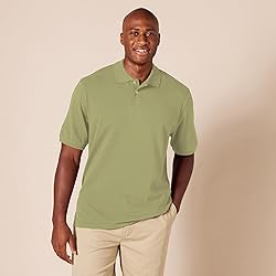 Amazon Essentials Men's Regular-Fit Cotton Pique