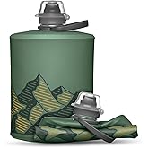 HydraPak Stow Collapsible Water Bottle (350ml, 500ml, 1L) | BPA Free, Ultra Light, Spill-Proof Twist Cap, High Flow, Abrasion-Resistant, for Hiking, Camping, Backpacking, Skiing, Biking