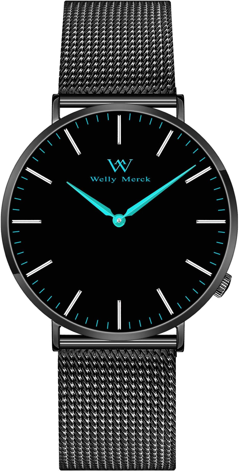 Womens Mesh Watches,5 ATM Waterproof Swiss Quartz Analog,Minimalist Watches with Interchangeable Mesh Band