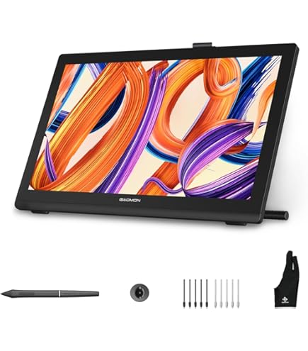 Amazon.com: GAOMON PD2200 130% sRGB Full-Laminated Pen Display