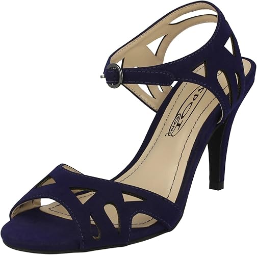 navy high sandals uk