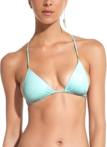 light blue bikini top