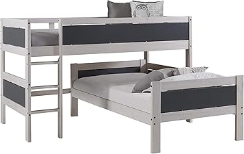 whitewashed bunk beds