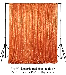 ShinyBeauty Photobooth Backdrop 4FTx7FT Orange