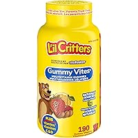 L'il Critters Gummy Vites Children's Multivitamin Gummies - 11 essential nutrients, Naturally Sourced Colours & 5 Delicious F