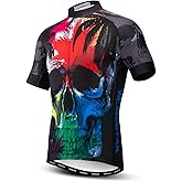 Cycling Jersey Mens Bike Shirt Biking Tops for Road Racing MTB BMX Dirt Road Quick Dry, Comfortable, Moisture Wicking