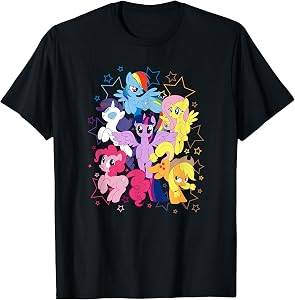My Little Pony: Friendship is Magic Starry Group Shot T-Shirt