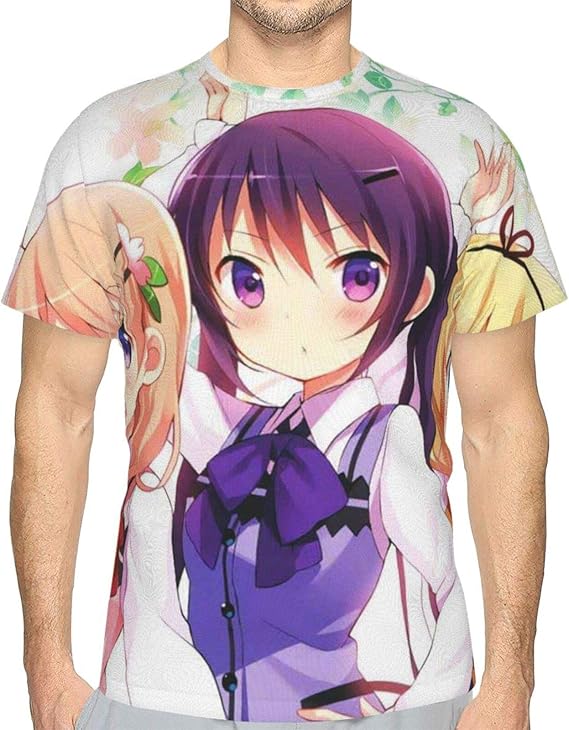 Amazon Co Jp 新品 吸汗速乾 ご注文はうさぎですか 1 ストレッチ 半袖 メンズ Tシャツ 丸首ネックデザイン 洗濯機使用可 クラシックシリーズ スポーツ スタイリッシュ オーダー可 服 ファッション小物