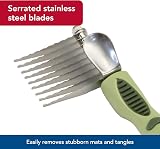 Coastal Pet Safari De-Matting Comb Serrated Stainless Steel Dog Grooming Tool view 3
