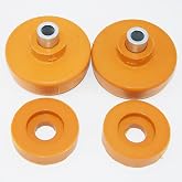 2 Sets Rear Upper Shock Mount Bushing Fit for Mini Cooper 2002-2014 OEM#33526754123 33526754124