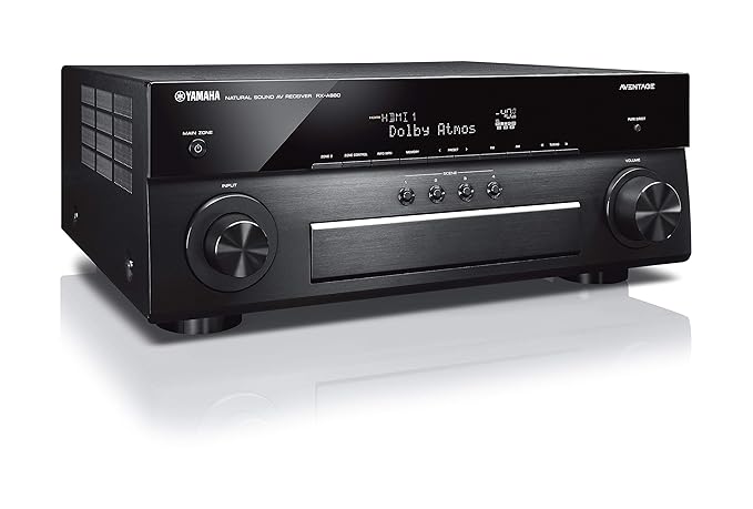 Yamaha Aventage Xx-A880 7.2-CH 4K Ultra HD AV Receiver With HDR, Dolby Vision, Dolby Atmos, Wi-Fi, Phono, Ypao And Musiccast. Compatible with Alexa