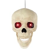 Crazy Bonez Animated Skull with Light and Sound