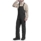 FREE SOLDIER Men's Ski Bibs Snow Insulated Waterproof Winter Overalls Ripstop Snowboarding Pants