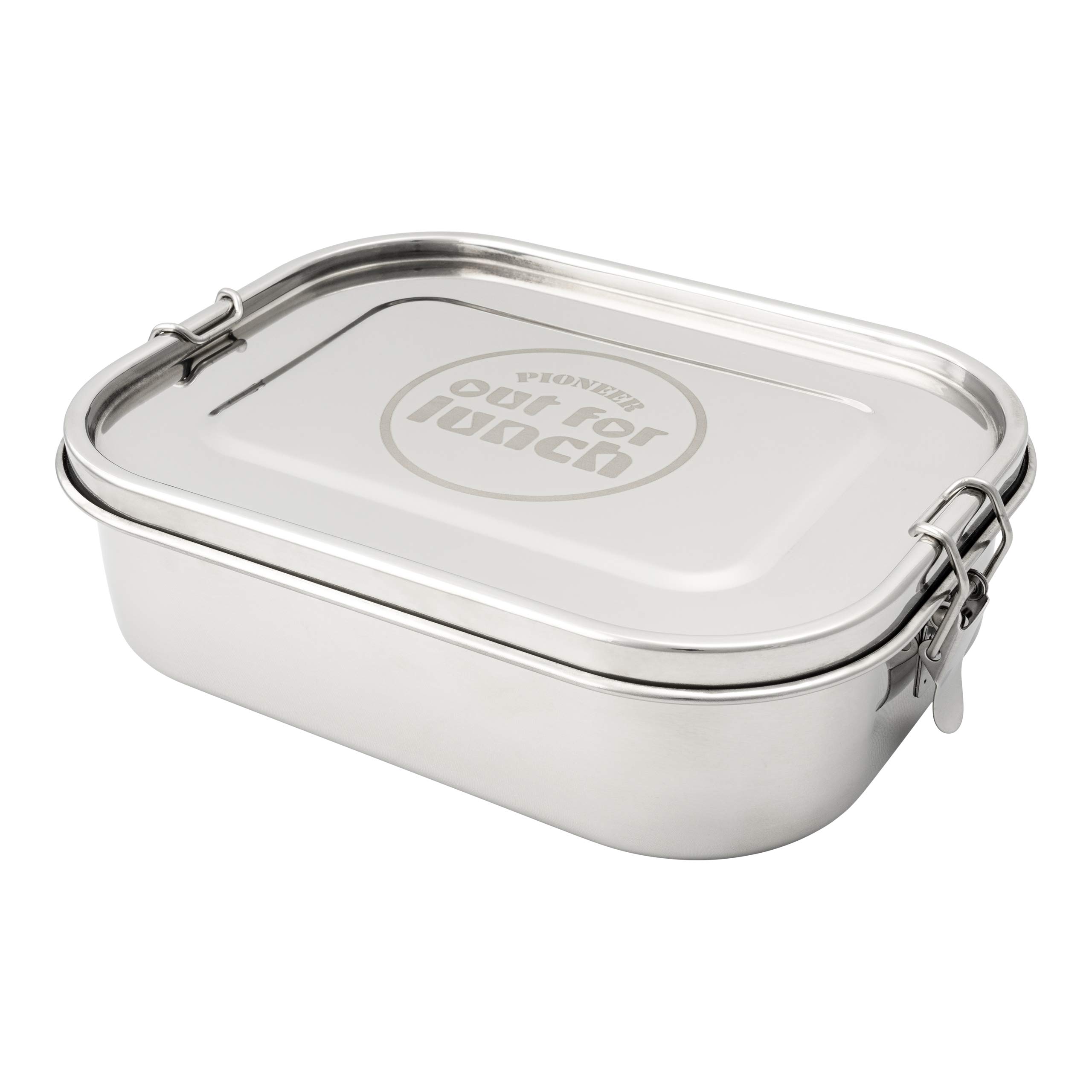 Pioneer SSLB-1400/1 Stainless Steel Leakproof Lunch Box, Mirror Polished,1400ml Capacity