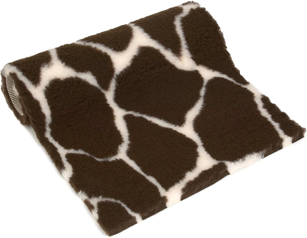 Petlife Non-Slip Vetbed for Dog/ Cat, 36 x 24-inch, Giraffe Print, brown with cream, 91x61cm (36x24")