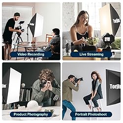 Torjim Softbox Photography Lighting Kit, 2Pcs 27" x