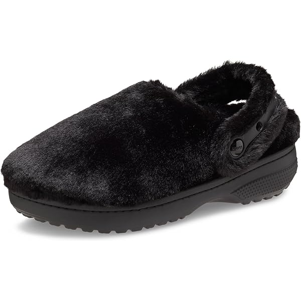 Amazon.com | Crocs Unisex Classic Cozzzy Slipper Black Mens 4