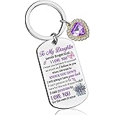 Daughter Gifts From Mom To My Daughter Keyring Birthday Gift For Daughters Adult Adult Birthday Christmas Gift Valentine Mothers Day Gifts For Daughters
