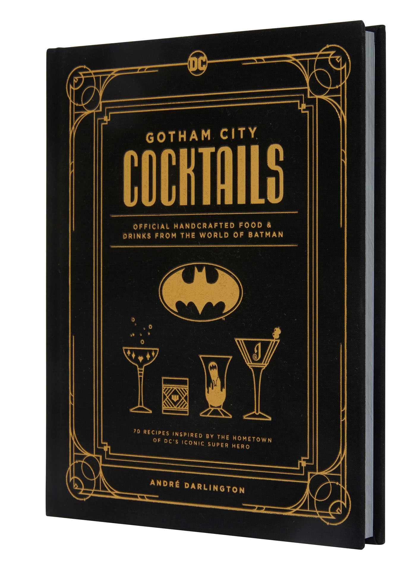 Gotham City Cocktails Gift Set: Official Handcrafted Food & Drinks From the World of Batman
