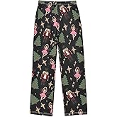 EFEWOI Halloween Pajama Pants Long Sleep Pants Soft Pajama Bottoms With Pockets Holiday Clothes for 6-14Y