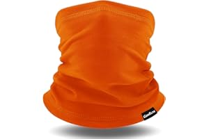 GoxRunx Winter Neck Gaiter Warmer Soft Fleece Face Cover Windproof Cold Weather Face Scarf for Skiing Hiking Men and Women