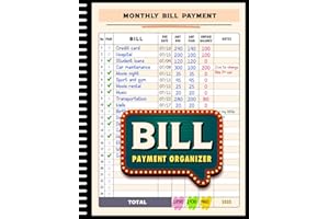 Bill Payment Organizer: A 4-Year Bill Tracker Notebook With 1150 Billing Records, Great Gift For Families & Debt Crushers