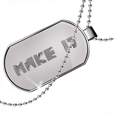 Dogtag Make It Origami Paper Dog Tags Necklace Neonblond
