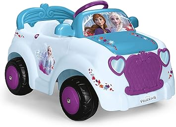 FEBER - Coche eléctrico Frozen 2 de una plaza, para niños y niñas de más de 3 años, 6V (Famosa 800012191): Amazon.es: Juguetes y juegos