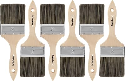 Genixart Double Thick 4in Chip Brush Wood Handle 100mm Stain Paint Tool