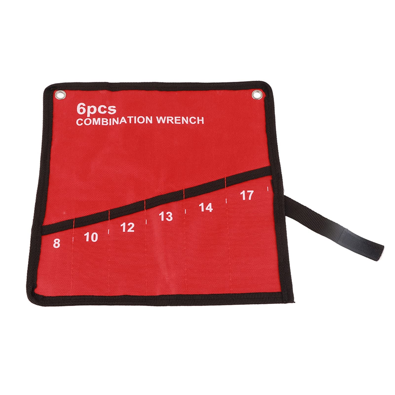 Roll Up Tools Bag - Multi-Pocket Travel Pouch Roll Up Tools Storage Bag Spanner Plier Wrench Holder Canvas Organizer (Size : 6 Pockets)